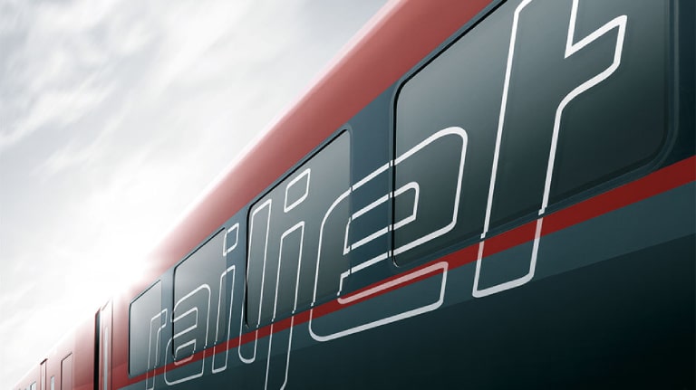 ÖBB Railjet outside wagon