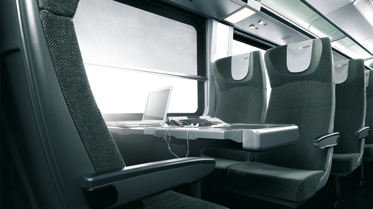 ÖBB Railjet Economy Class table