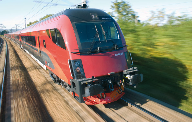 ÖBB Railjet exterior