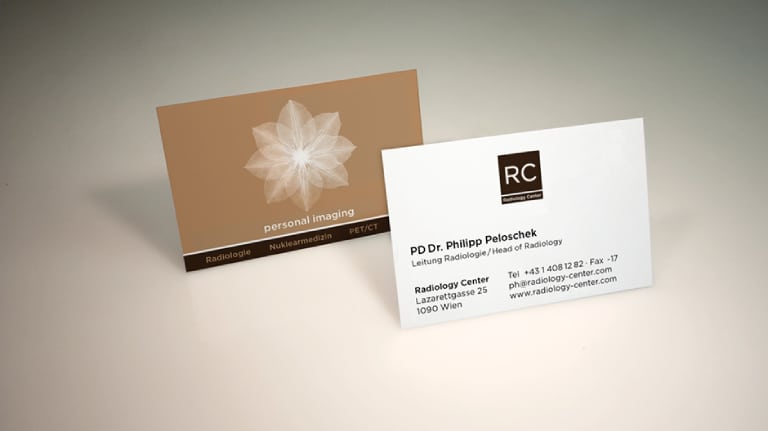 Radiology Center Business Cards