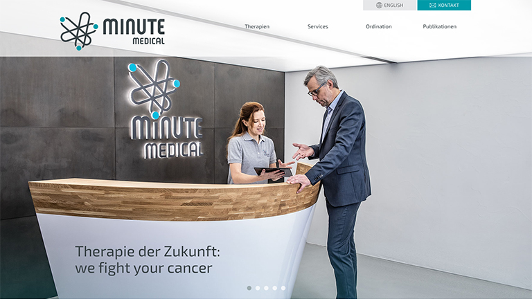 Minute Medical Empfangsbereich